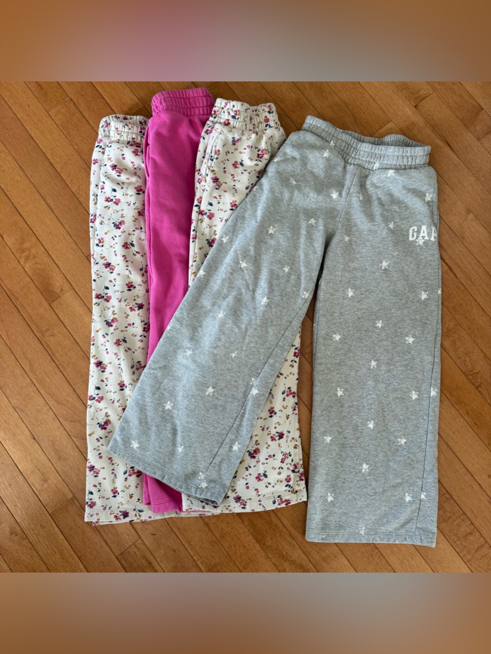 GAP Kids Size Large 10 Girls Wide Leg Sweatpants - Set of 4